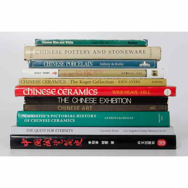 Appraisal: Chinese Ceramics Books Chinese Eleven books pertaining to Chinese ceramics