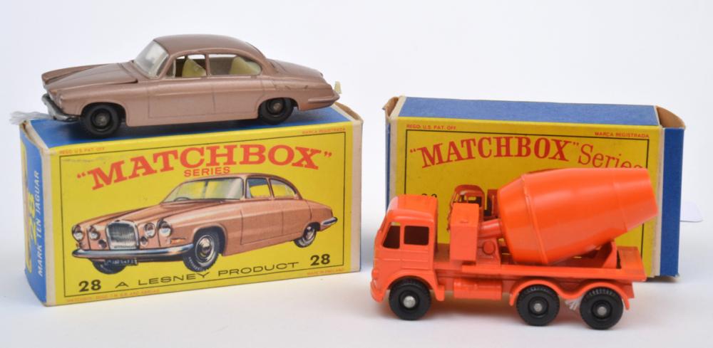 Appraisal: TWO MATCHBOX - SERIES MODELS INCLUDING B FODEN CEMENT MIXER