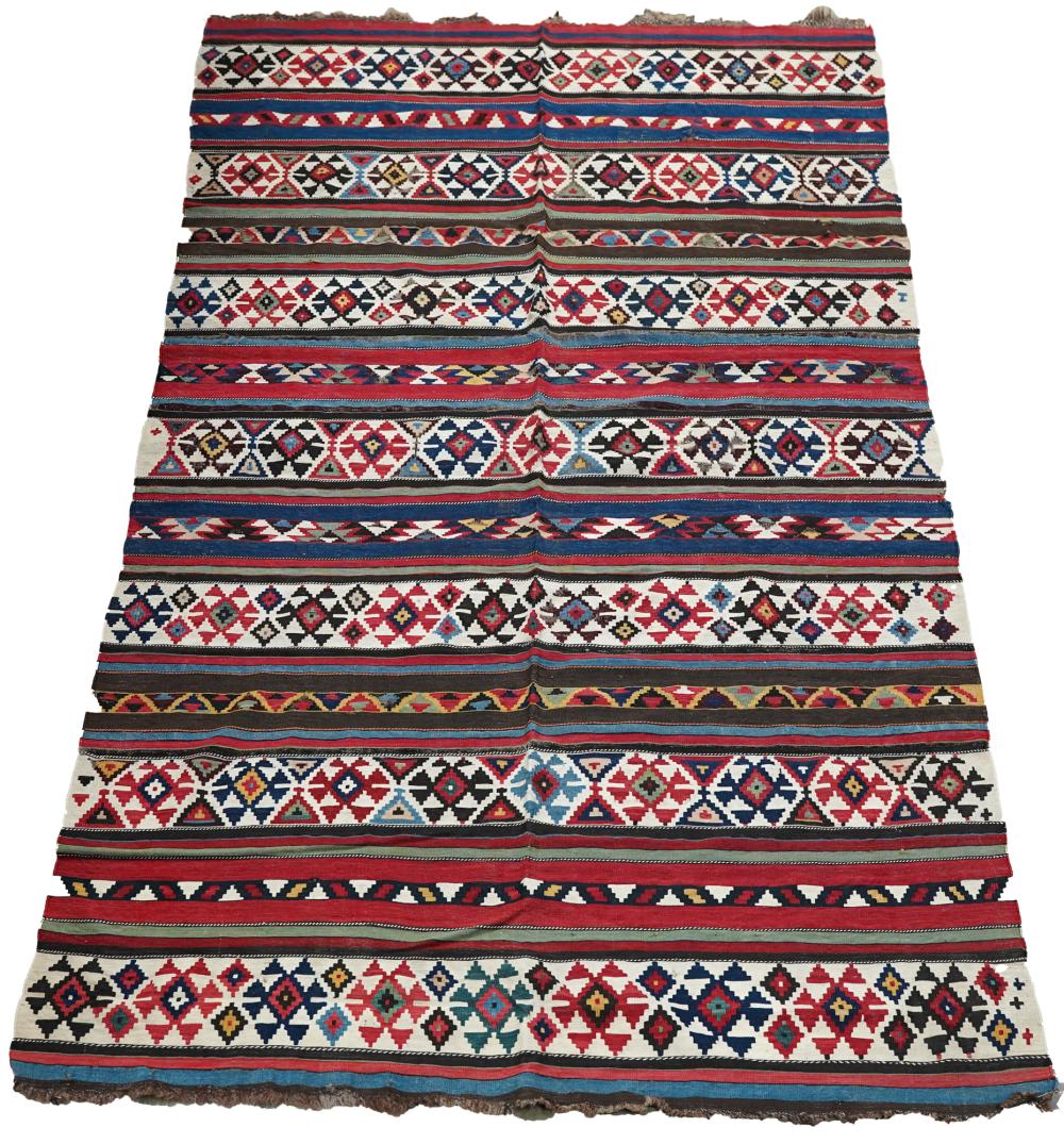 Appraisal: SHIRVAN KILIM RUGwool ' x ' Condition