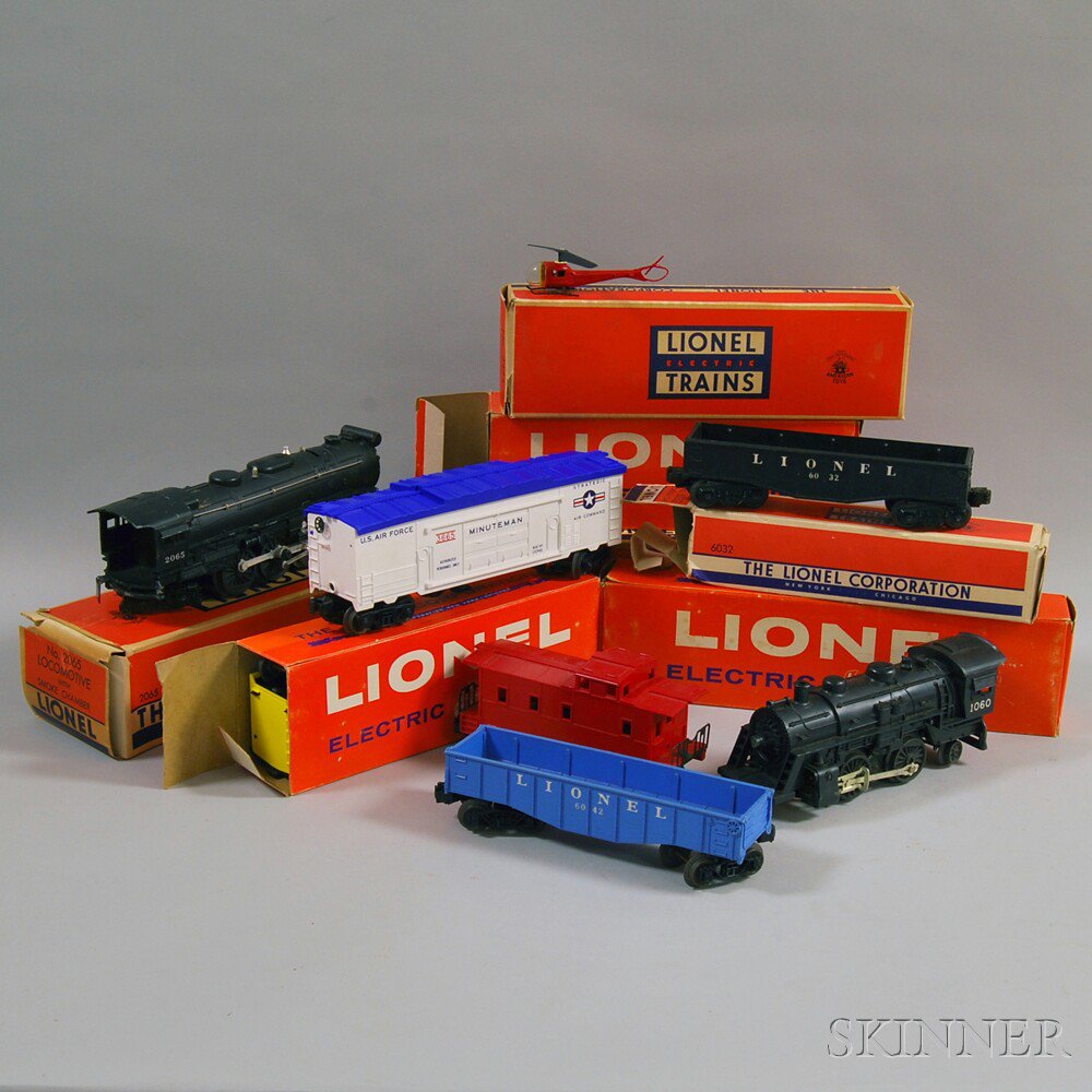 Appraisal: Group of Twenty-two Lionel Plastic and Metal Model Trains including