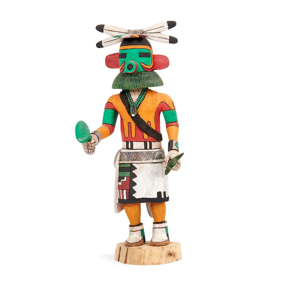 Appraisal: Hopi Bean Kachina Muzribi Elmer Adams Hopi Bean Kachina Muzribi