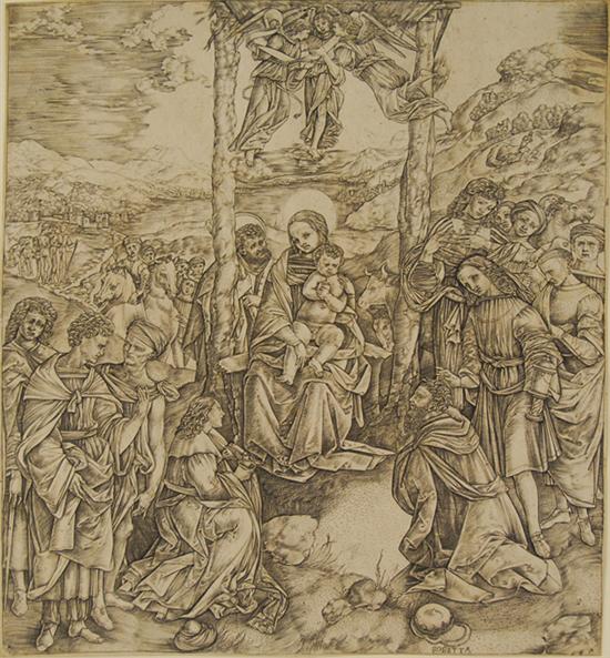 Appraisal: CRISTOFORO DI M ROBETTA Italian - ADORATION OF THE MAGI