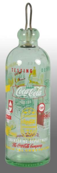 Appraisal: Coca-Cola Commemorative Hutchinson Bottle Description Nice and clean with just