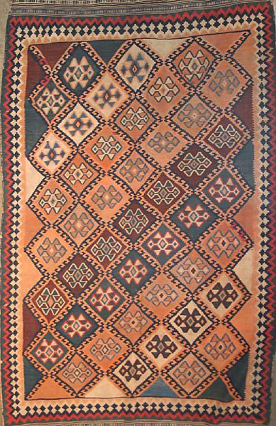 Appraisal: A Qashqa'i Kilim Persia size approximately ft in x ft