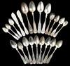 Appraisal: MISC COIN SILVER SPOONS - From the Estate of Gov