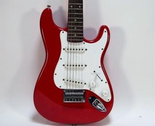 Appraisal: Fender Squier Mini Strat Red Electric Guitar INDONESIA EARLY ST