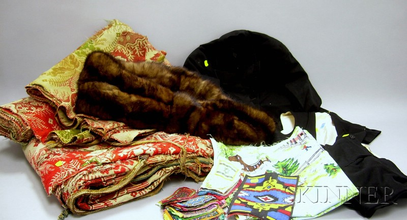 Appraisal: Group of Assorted Cloth Textile and Clothing Items four woven