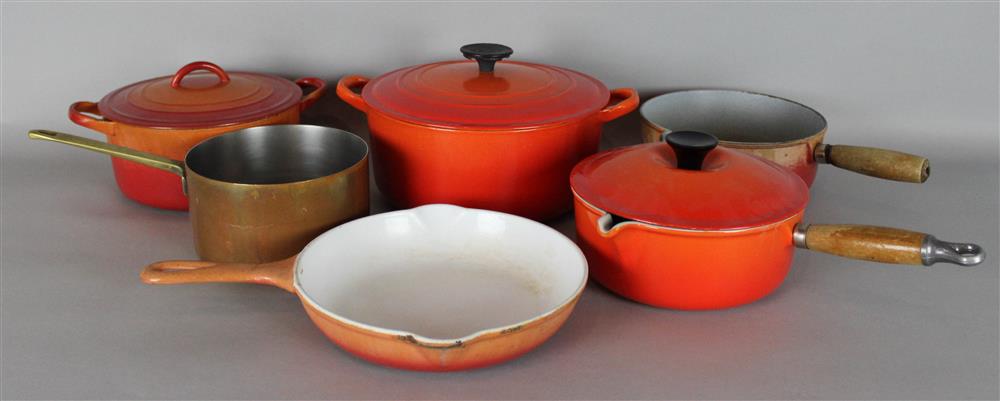 Appraisal: ASSORTMENT OF LE CREUSET AND OTHER COOKWARE to include a