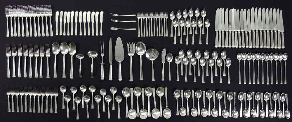 Appraisal: INTERNATIONAL PANTHEON STERLING FLATWARE SERVICE Approx pieces in the Pantheon