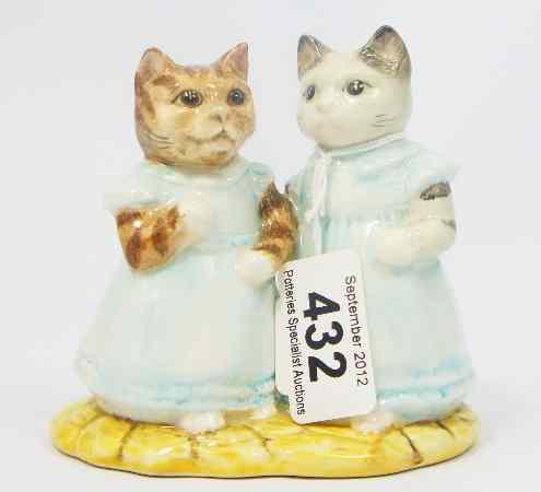 Appraisal: Royal Albert Beatrix Potter Figure Mittens and Moppet BP a