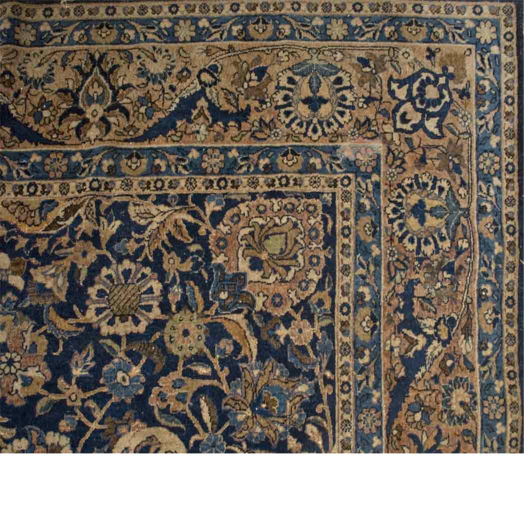 Appraisal: Kirman Carpet Southeast Persia early th century The midnight blue