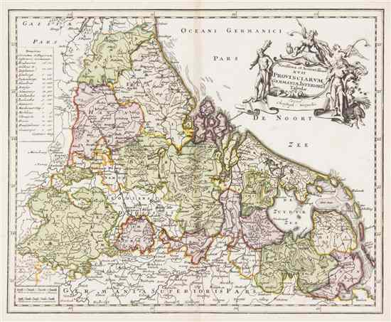 Appraisal: MAP HOMANN JOHANN Europa Christiani orbis domina in sua Imperia