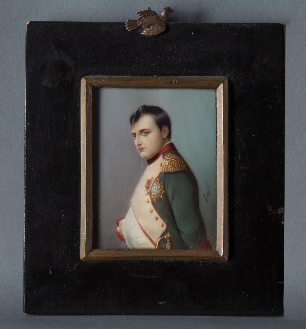 Appraisal: Collection of Thirteen Portraits of Napoleon portrait miniatures prints one