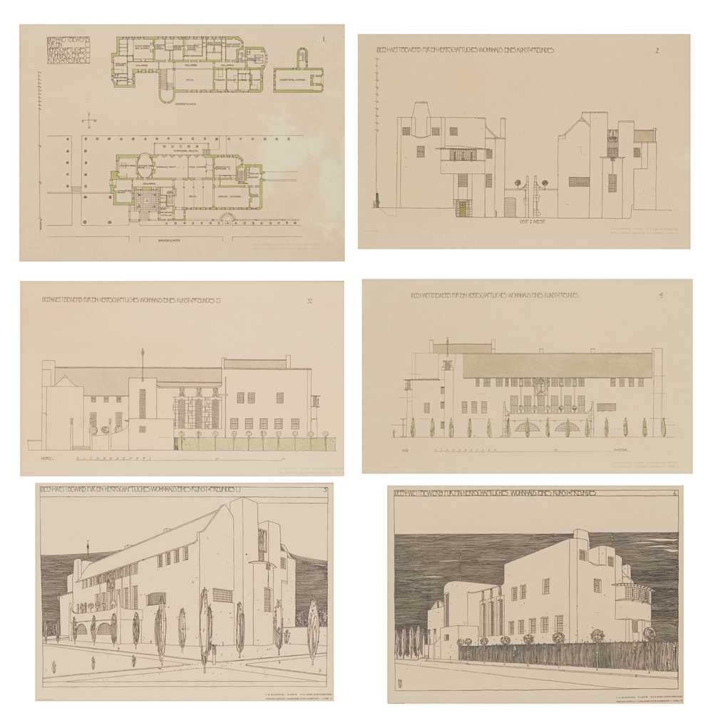 Appraisal: CHARLES RENNIE MACKINTOSH - AND LEOPOLD BAUER - MEISTER DER