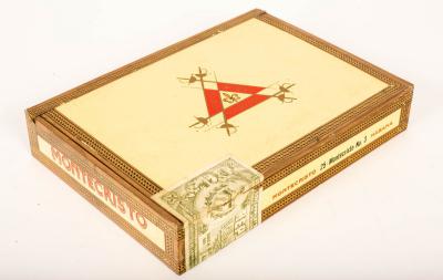 Appraisal: An opened incomplete boxed set of twelve Montecristo No Havana