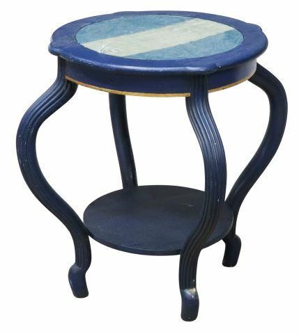 Appraisal: French Art Deco side table c s in a later