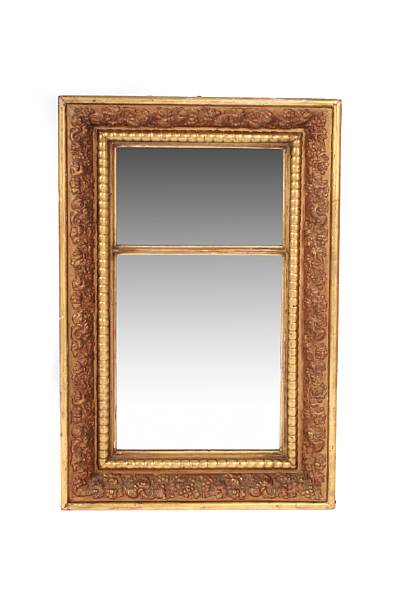 Appraisal: A giltwood mirror height in width in