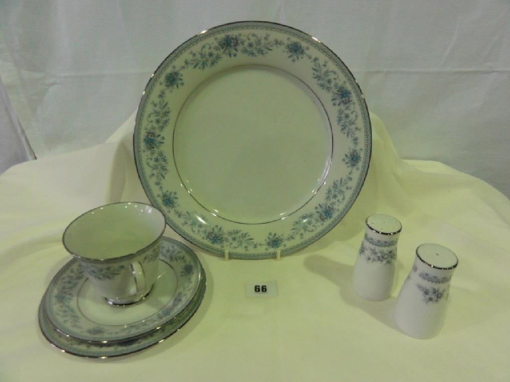 Appraisal: A collection of Noritake dinner and teawares in the Blue