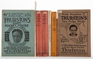 Appraisal: Group of Nine Vintage Magic Books and Booklets Thurston Howard