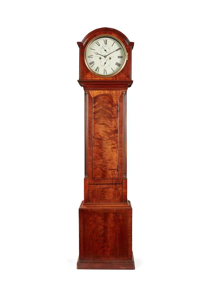 Appraisal: SCOTTISH REGENCY LONGCASE CLOCK J BRECKENRIDGE EDINBURGH EARLY TH CENTURY