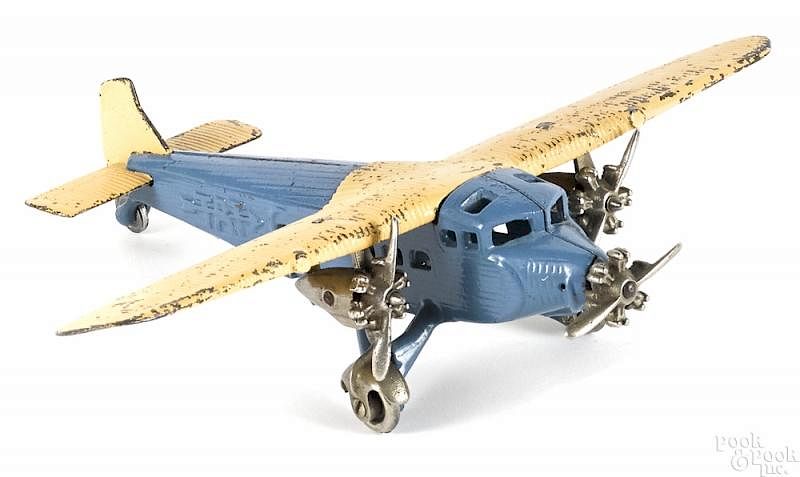 Appraisal: Kilgore cast iron TAT tri-motor airplane Kilgore cast iron TAT