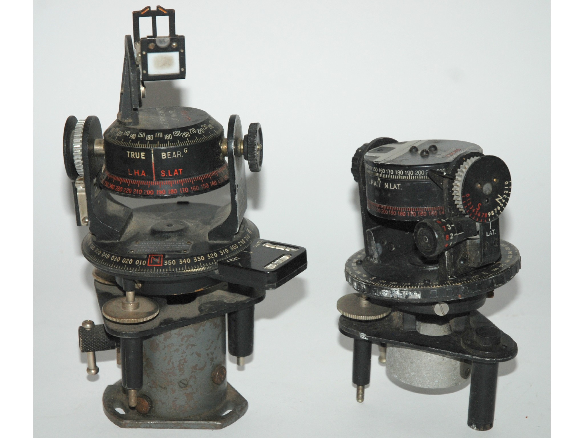 Appraisal: Two MKII Astro Compasses one by Sperti Inc Cincinnati