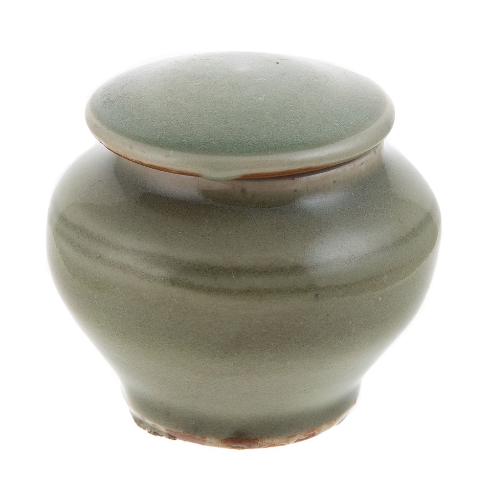 Appraisal: Chinese Celadon Porcelain Covered Jar Yuan Dynasty - A D