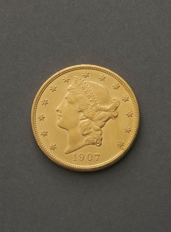 Appraisal: U S Liberty Head Twenty-Dollar Gold Coin