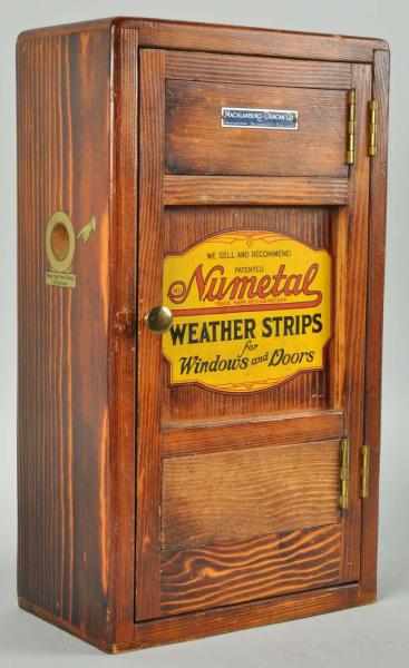 Appraisal: Numetal Weather Strips Salesman Sample Display Description s to s