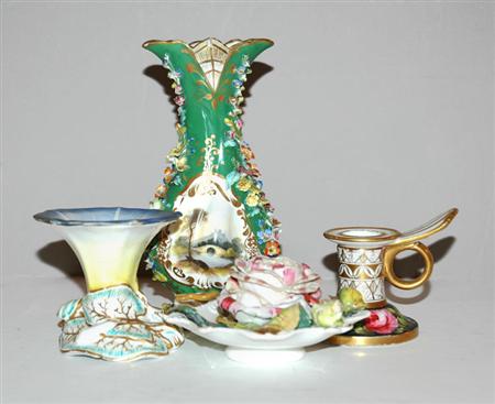 Appraisal: Miscellaneous Group of English and Continental Porcelain Table Articles Estimate