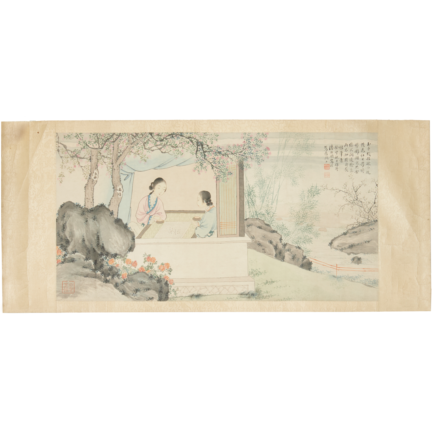 Appraisal: MARK OF PAN ZHEN YONG SCROLL PAINTING Pan Zhen Yong