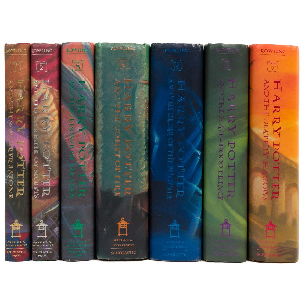 Appraisal: HARRY POTTER BOOK SET volumes including American st editions including