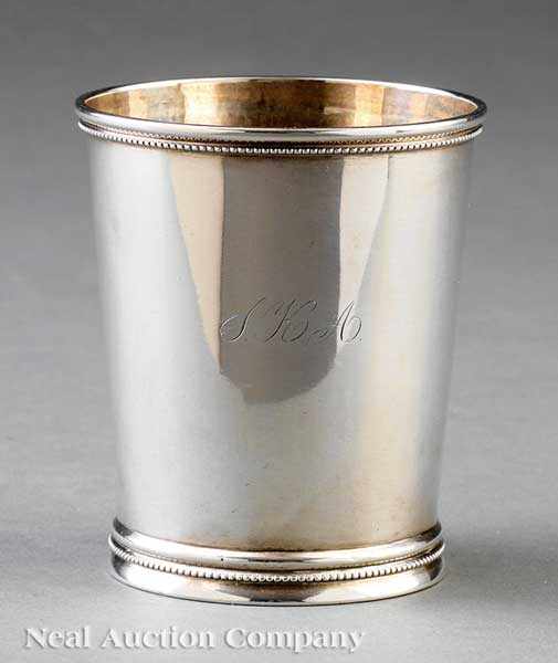 Appraisal: A Tennessee Coin Silver Julep Cup Thomas Gowdey Nashville wc