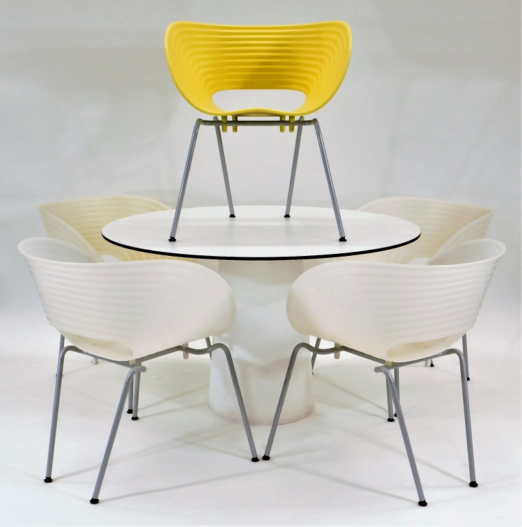 Appraisal: TOM ARAD TABLE AND SET OF FIVE TOM VAC CHAIRS