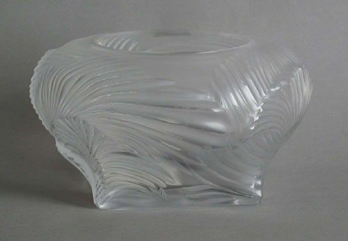 Appraisal: Lalique frosted glass bowl h dia