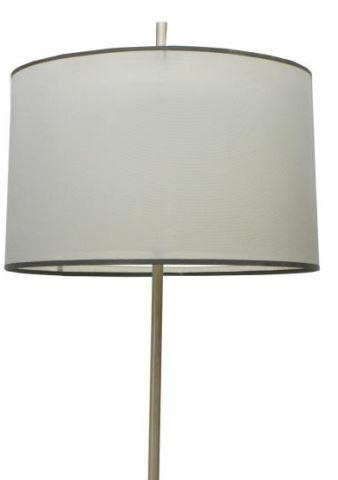 Appraisal: Robert Abbey Inc single-light Saturnia collection floor lamp brushed stainless