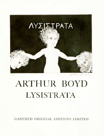 Appraisal: Arthur Merric Bloomfield Boyd - Lysistrata lithograph signed and editioned