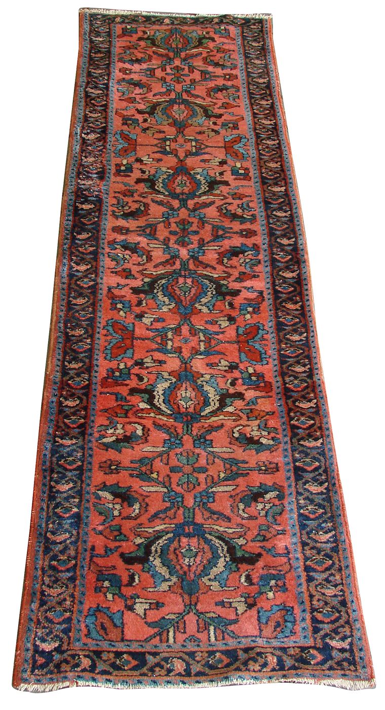 Appraisal: ORIENTAL RUG LILIHAN RUNNER ' x ' Bold floral elements