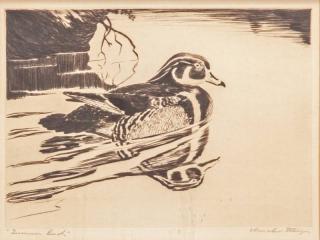 Appraisal: Churchill Ettinger Summer Ducksigned Churchill Ettinger lower rightetching by in