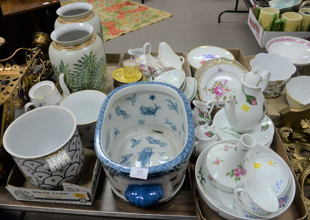 Appraisal: Large Group Lot of Porcelain to include Limoges Posthaulb porcelain