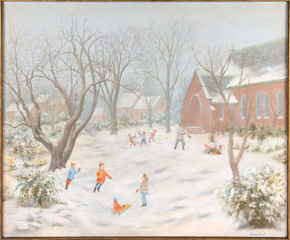 Appraisal: AMERICAN SCHOOL MID- TO LATE TH CENTURY NEW ENGLAND WINTER