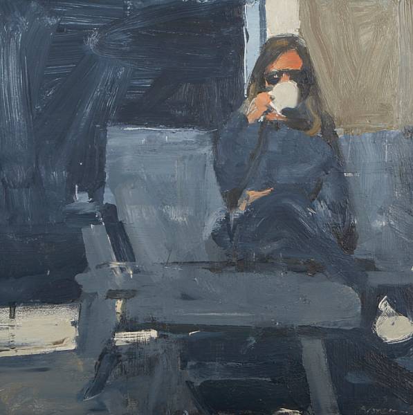 Appraisal: Ben Aronson American born Coffee Break - signed 'Aronson' lower