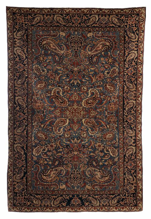 Appraisal: A Kurk Kashan rug late th early th century the