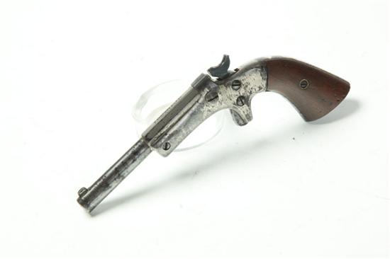 Appraisal: STEVENS ''NO '' POCKET PISTOL caliber '' octagon-round barrel nickel-plated