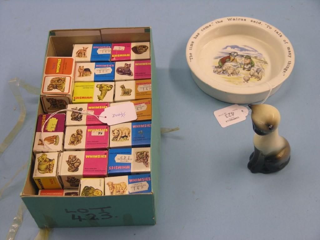 Appraisal: A collection of Wade Whimsies total each in original box