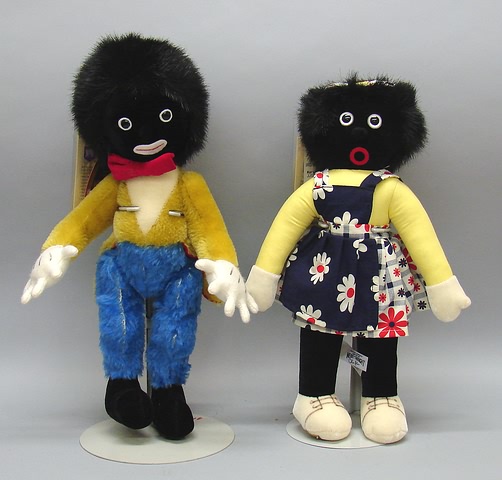 Appraisal: Pair of MINT Merrythought Golliwogs Velour Mary Lou and mohair