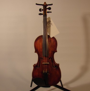 Appraisal: J G Hellmer Violin labeled Joannes Georgius Hellmer piece back