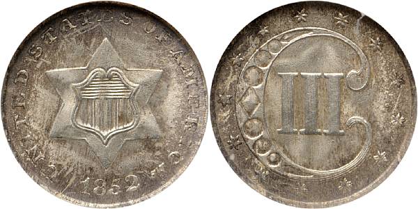 Appraisal: CS MS NGC Deep argent-gray toning at the borders with