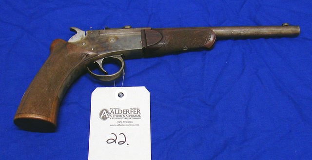 Appraisal: Target Pistol Co Phila PA single shot target pistol Cal