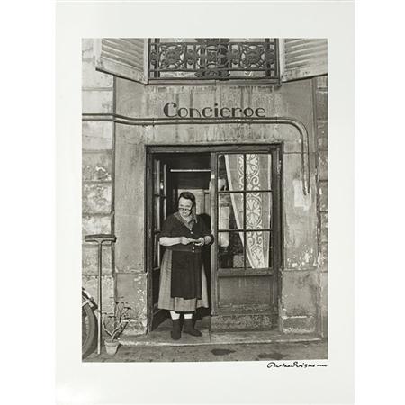 Appraisal: DOISNEAU ROBERT - La concierge aux lunettes- Estimate -